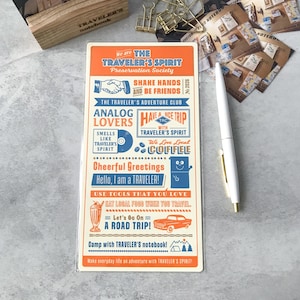 Folha de plástico Traveler's Note 2026 Limited | Traveler's Spirit