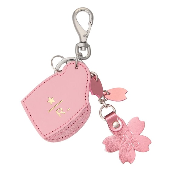 Starbucks Reserve Leather Keychain Pink Mug Sakura 2026 - Etsy