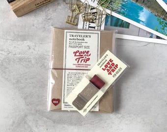 Diary TN Traveler's Notebook Set Love and Trip Standard - Etsy