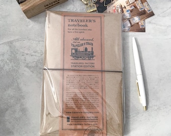Traveler's Notebook Kyoto Edition Limited Leather Cover, 3 Refills