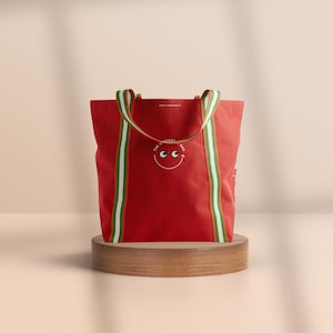 Anya Hindmarch X City'super the Universal Bag Green / Orange Red