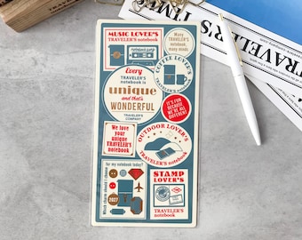 Traveler's Company / Foglio di plastica in edizione limitata / Sottostrato per taccuino Traveler's 2027 formato standard