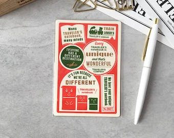 Traveler's Company / Foglio di plastica in edizione limitata / Sottostrato per taccuino Traveler's 2027 formato passaporto