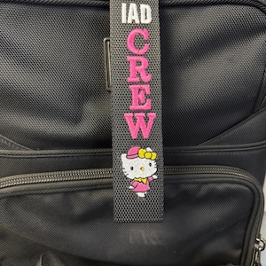Aanpasbaar Hello Kitty-taslabel