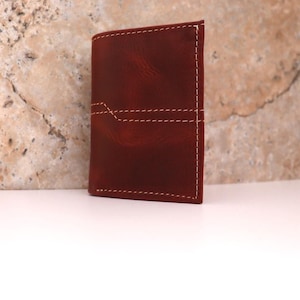 Mens  Leather Trifold Wallet