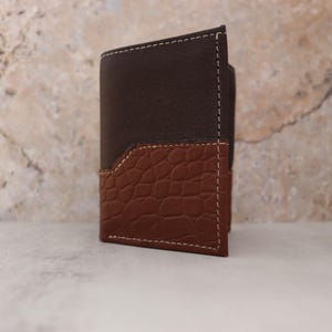 Mens Leather Trifold Wallet