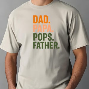 Dad Papa Pops Father SVG PNG – Father’s Day Shirt Design, Printable Dad Quote, Cricut Cut File for DIY Gifts & Crafts, Gift For Man