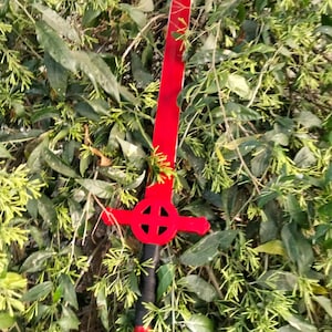 Spada fatta a mano in sangue di demone, spada LARP di Finn di Adventure Time, oggetto da collezione.