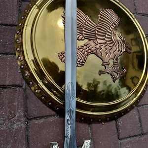 Clash of Titans Sword Replica: Perseus Sword with Mirror Shield