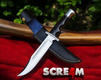 Handmade Gostface Scream Replica Knife, Horror Movie Prop