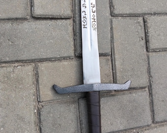 Réplica de la espada Excalibur hecha a mano, exhibición del Rey Arturo en fantasía medieval, accesorio de cosplay, regalo de caballero