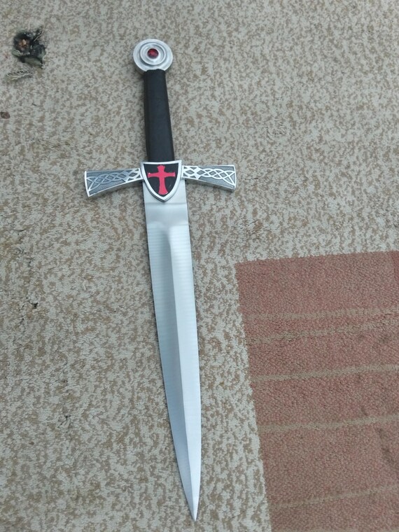Knight Templar Dagger Replica – Crusader Inspired Collectible, Medieval Heritage Display, Viking Style Gift