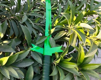 Réplica de hierba personalizada hecha a mano, coleccionable de fantasía verde, accesorio de cosplay inspirado en Finn, regalo artístico para fanáticos.