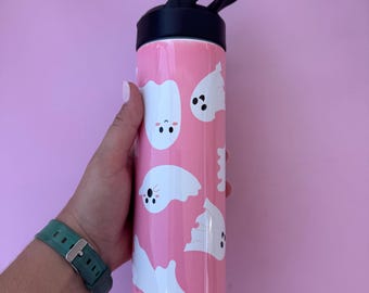 Pink Ghosties 20oz Water Bottle