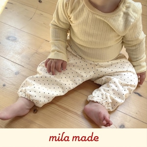 Baby & Toddler Pants Sewing Pattern | Bubble Pants | Wide Leg Oversized Unisex Design |  Easy PDF Pattern for Beginners | Instant Download