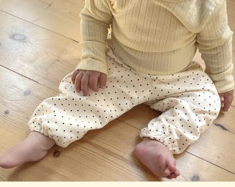 Baby + Toddler Bubble Pants Sewing Pattern: Balloon Leg Unisex Design (PDF Pattern)(Beginner / Easy)