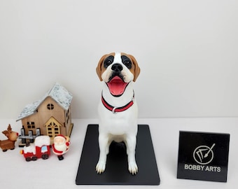 Custom Pet Figurine, Personalized Dog Memorial Gift,Christmas Gifts