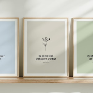 Christian posters in a set, Christian wall art, Jesus, God, faith, Bible verse, Psalm, Bible, Christian mural, Christian gift