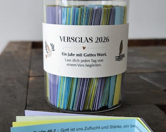 Copa Anual 2026 | Versículos Bíblicos | 365 Versículos de Aliento | Regalo Cristiano | Biblia | Salmo | Jesús | Dios | Regalo de Navidad | Copa con Versículos