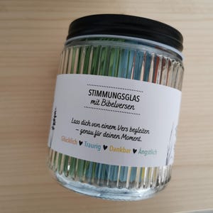 Kristna gåvor, versglas på tyska, bibelglas, konfirmationspresent, bibelvers, Jesus, bibelverser, versglas, Bibel, nattvardspresent