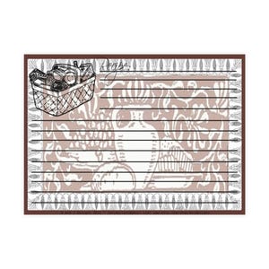 Künstlerisches Rezept-Postkarten-Bundle - Perfekt für Köche, Feinschmecker & Geschenke | Vintage Kitchen Designs, Grußkarten, Kulinarische Kunst, Home Decor