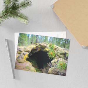Cartões postais artísticos inspirados na natureza, cartões com paisagens cênicas, cartões de arte ecológicos, presentes para amantes da natureza, lembranças de viagem