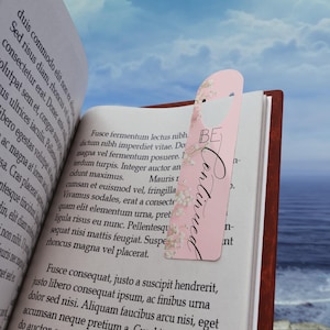 Elegant Floral Bookmark | To Be Continued Reading Marker | Gift for Book Lovers, Readers, Students, Writers, Bookworm Decor