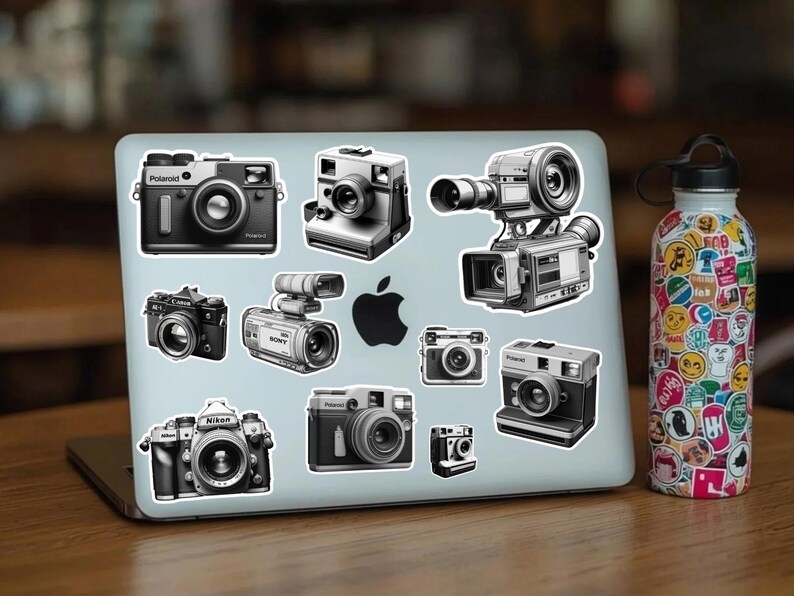 Vintage Camera Stickers: Retro Clipart Bundle (76 Pngs) - Etsy