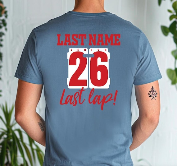 Senior Last Lap Shirt-Swim Shirt-Swimmer Senior Night Gift-Athlete Graduation Gift-High School Swimmer-College Swimmer-2025-2026