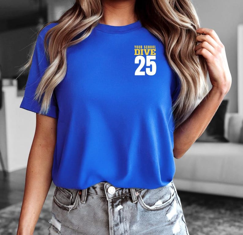 Senior Dive Shirt 2026 | Custom Graduation Shirt for Divers | Last Dive ...