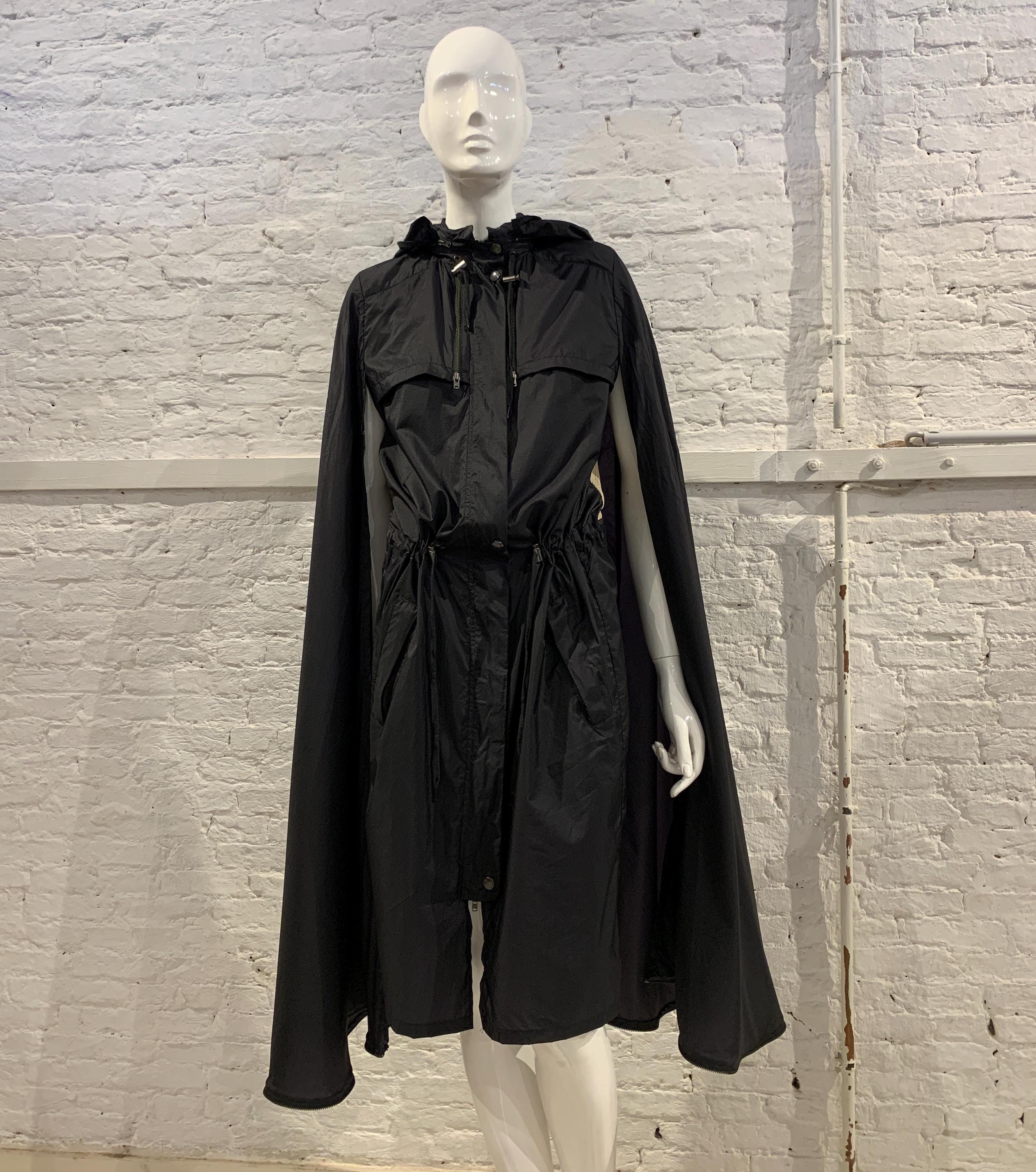 VERONIQUE BRANQUINHO Black Wool Tailored Single Riders JKT