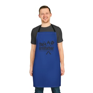 Fathers Day Apron for Dad BBQ Grilling Apron Funny Cooking Apron for Men Gift for Chef Kitchen Apron One Size Fits Most