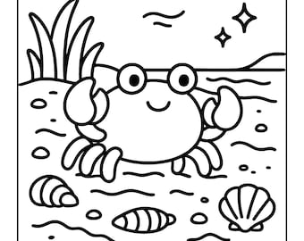 52 Bold and Easy Summer Coloring Pages