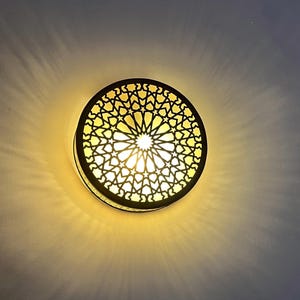 Handmade Moroccan Copper Wall Sconce: Boho Star Light – Duty Free