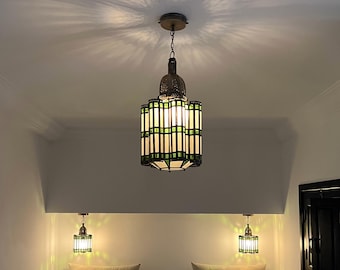Handmade Copper Chandelier: Moroccan Boho Pendant Light – Duty Free