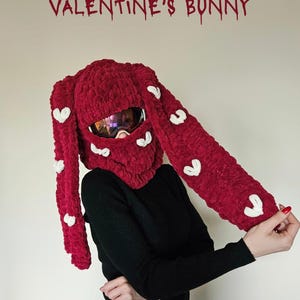 Rabbit Ears Ski Balaclava: Handmade Winter Helmet Cover