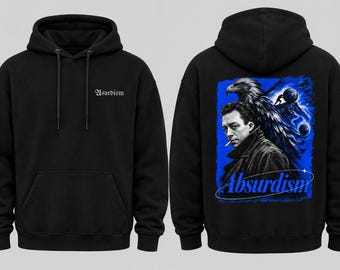 Absurdism Hoodie, Philosophy Sweatshirt, Sisyphus Graphic Streetwear, Dark Academia Gift for Book Lover, Existentialism Pullover