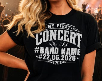Custom Concert Shirt, Band Name Shirts, Retro 90s Band Tee, Musician Gift Shirt, Band Logo Shirt, Concert Style Tshirt, Music Lover Gift