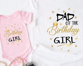 Personalized Birthday Family Matching Shirts, Custom Birthday Girl Tee, Birthday Princess Tshirts, Birthday Mom Dad Brother Sister