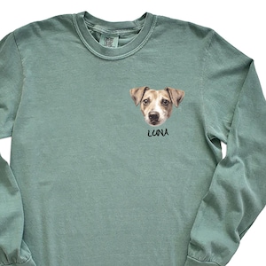 Comfort Colors® Custom Dog Shirt, Custom Cat Shirt, Custom Pet Shirt, Custom Animal Shirt, Custom Photo Shirt, Custom Pet Photo Shirt Gift