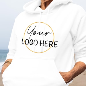 Custom Hoodie, Your Logo Photo Design Hoodie Sweatshirt, Business Logo Text Hoodie, Personalized Birthday Halloween Christmas Hoodie Gift