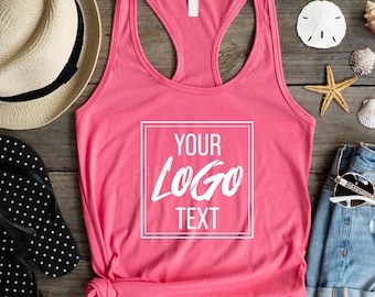 Custom Mens/Womens Tank for Summer, Custom Logo Tank Top, Custom Text Tank Gift for Her, Personalized Photo Tank, Beach Tank for Fitness