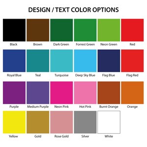 K&ouml;nnte beinhalten: Eine Farbkarte mit Design- und Textfarboptionen. Die Karte enth&auml;lt eine Vielzahl von Farben wie Schwarz, Braun, Dunkelgr&uuml;n, Neongr&uuml;n, Rot, K&ouml;nigsblau, T&uuml;rkis, T&uuml;rkis, Lila, Neonrosa und Gelb.