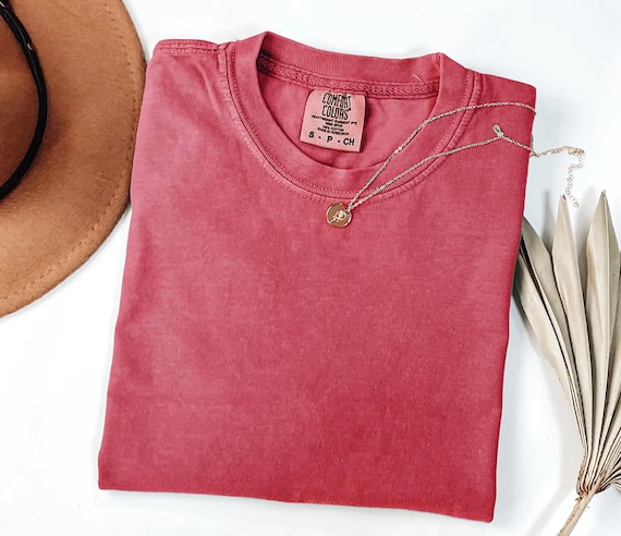 Blank Vintage Comfort Colors Shirts: Short/ Long Sleeve,  Oversized Unisex Blank Comfort Color Tshirt, 4XL Comfort Colors Blank Tee