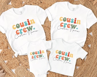 Custom Cousin Crew Shirts, Cousin Matching Shirts, Matching Cousin Shirt, Cousin Vacation Shirt, Cousin Trip Shirt, Cousin Squad Shirts