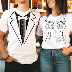 Bride and Groom Matching Shirts, Just Married Shirts, Wedding Shirt, Bachelorette Party Tee, Bride Groom T-Shirt, Honeymoon Gift for Couple