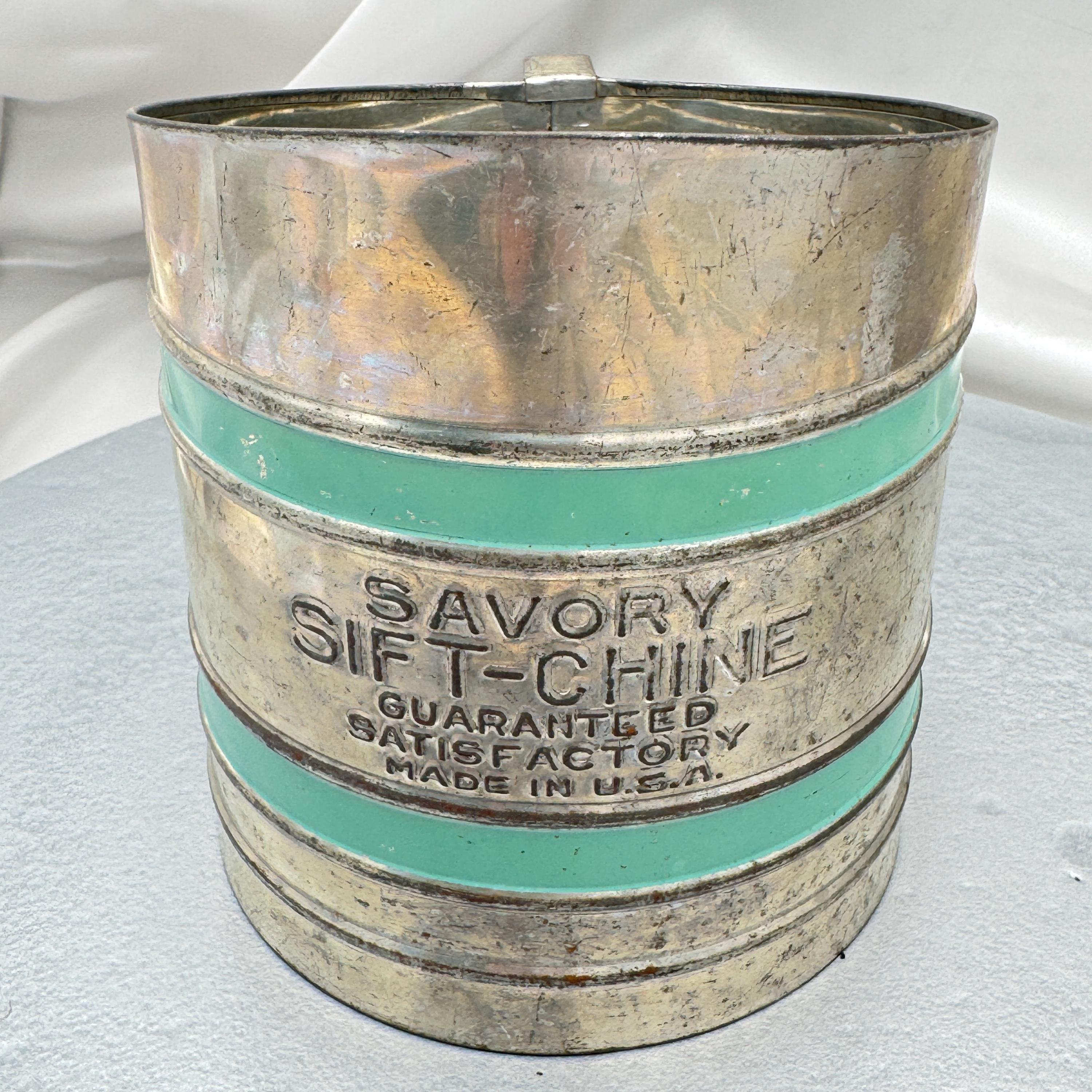 Antique Flour Tin - Etsy
