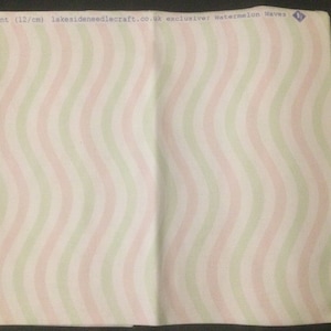 32 count Lakeside Needlecraft exclusive Watermelon Waves FREE SHIPPING