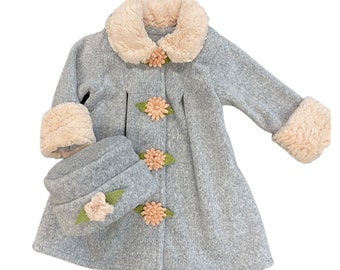 girls size 10 dress coat
