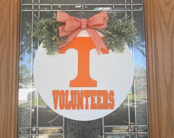 Tennessee Volunteers Wreath, Tennessee Wreath, Tennessee Vols wreath, Volunteers wreath, Vols wreath, Tennessee Volunteers Door Hanger